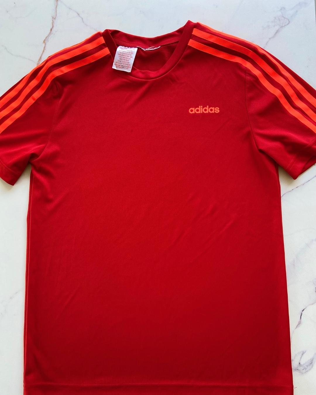 Adidas red dri-fit shirt – 11/12Y – Nearly New Kids