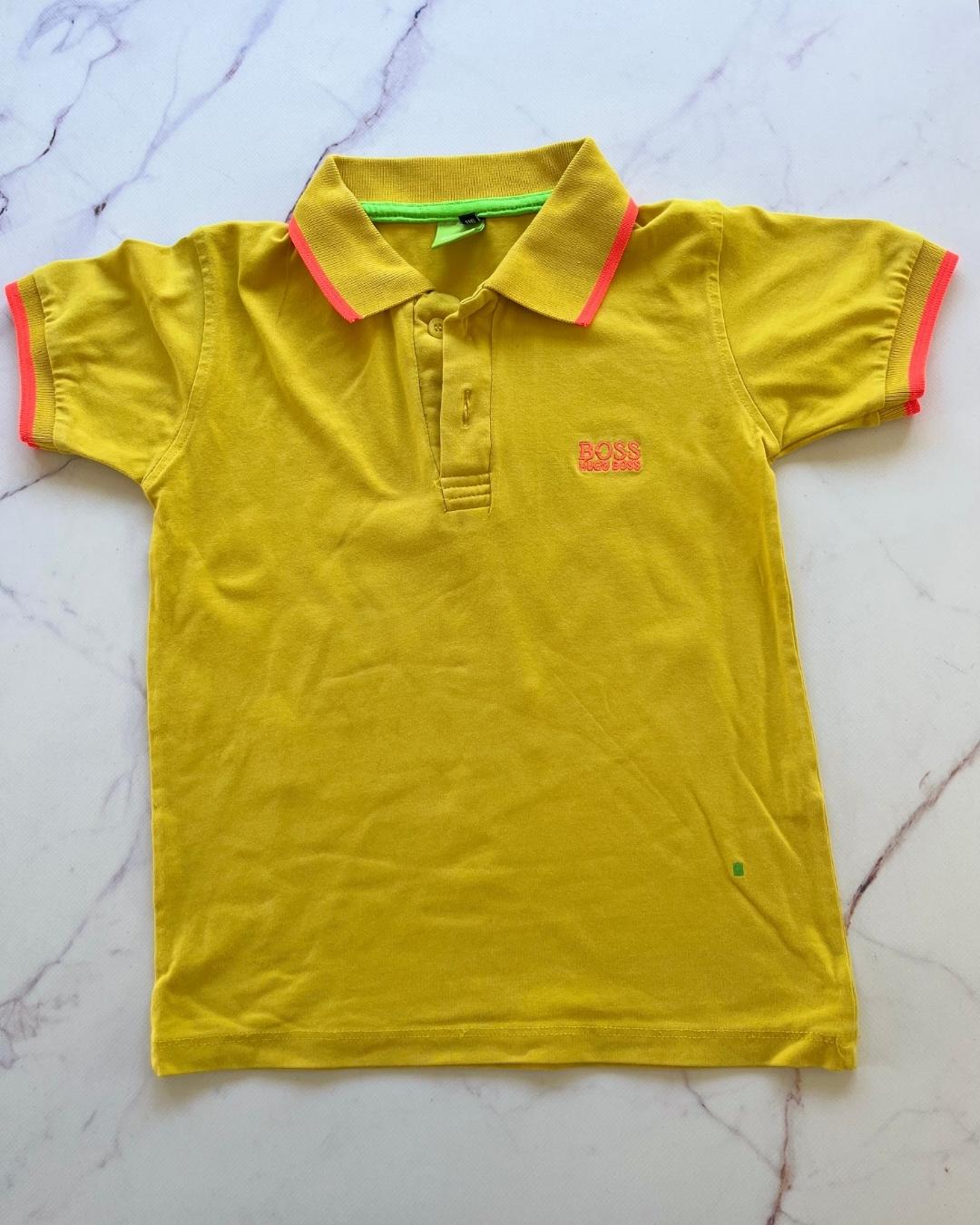 Hugo Boss yellow golfer 5/6Y – Nearly New Kids