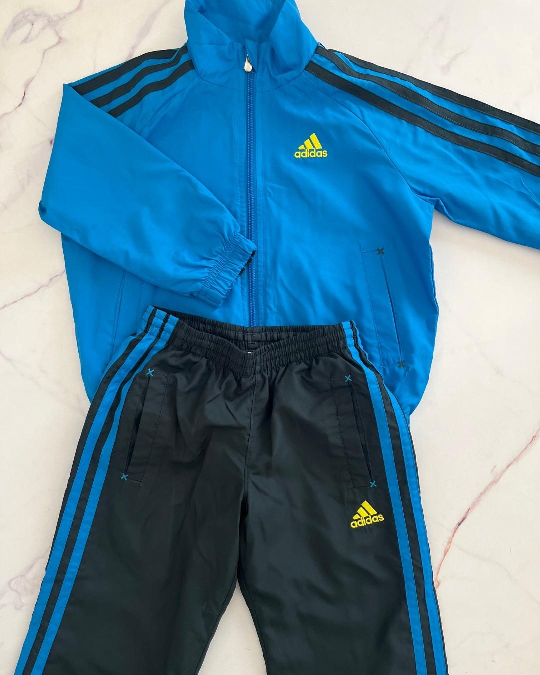 Adidas blue tracksuit set 2/3Y – Nearly New Kids
